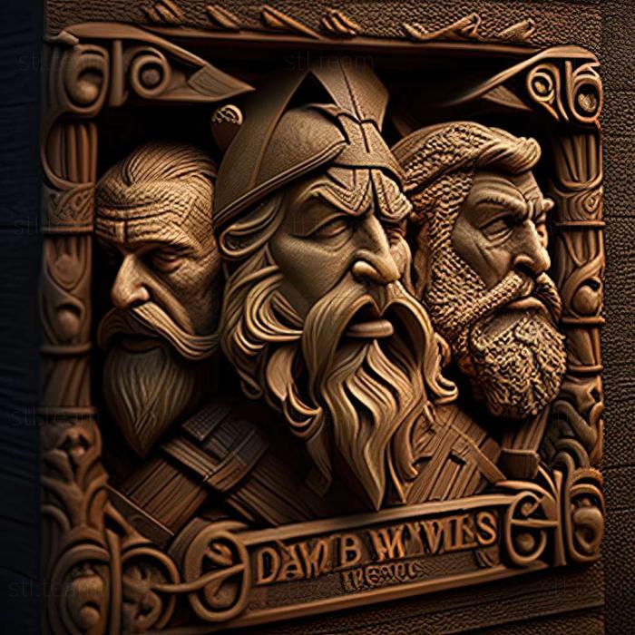 3D model We Are the Dwarves game (STL)